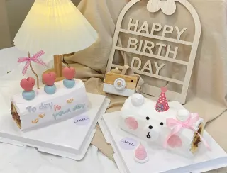 Bánh Panna Cotta Set & Roll Cake 🌸 - Cakela